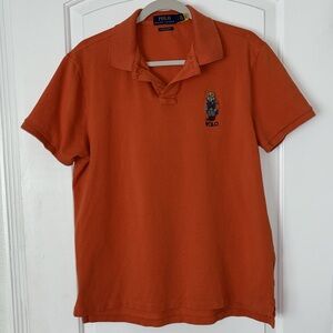 Custom Slim Fit Polo Bear Polo Shirt
Polo Ralph Lauren L orange
